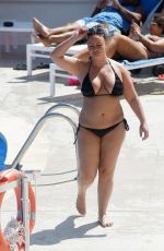 CHANELLE HAYES in Bikini at a Pool in Spain 10/04/2016