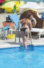 CHANELLE HAYES in Bikini at a Pool in Spain 10/04/2016