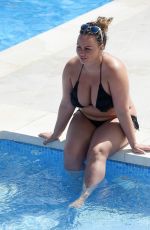 CHANELLE HAYES in Bikini at a Pool in Spain 10/04/2016