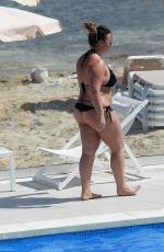 CHANELLE HAYES in Bikini at a Pool in Spain 10/04/2016