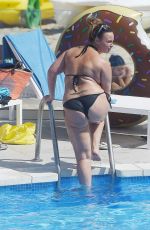 CHANELLE HAYES in Bikini at a Pool in Spain 10/04/2016