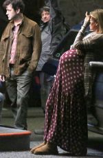 CHARLIZE THERON on the Set of 