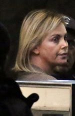 CHARLIZE THERON on the Set of 