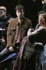 CHARLIZE THERON on the Set of 