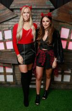CHLOE MEADOWS at Kiss FM Haunted House Party in London 10/27/2016