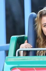 CHLOE MORETZ at Disneyland