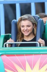 CHLOE MORETZ at Disneyland