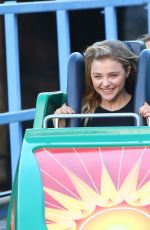 CHLOE MORETZ at Disneyland