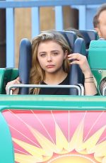 CHLOE MORETZ at Disneyland