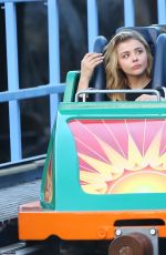 CHLOE MORETZ at Disneyland