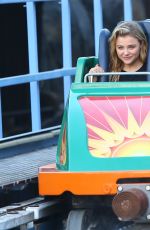 CHLOE MORETZ at Disneyland