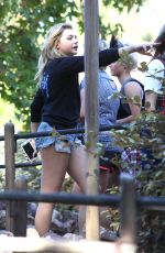 CHLOE MORETZ at Disneyland