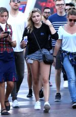 CHLOE MORETZ at Disneyland