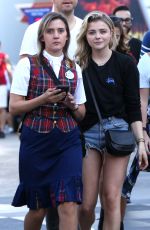CHLOE MORETZ at Disneyland