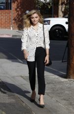 CHLOE MORETZ Leaves Clementine in Los Angeles 10/13/2016