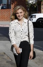 CHLOE MORETZ Leaves Clementine in Los Angeles 10/13/2016