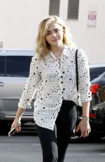 CHLOE MORETZ Leaves Clementine in Los Angeles 10/13/2016