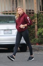 CHLOE MORETZ Out and About in Los Angeles 10/01/2016