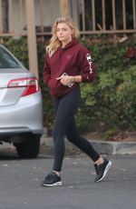 CHLOE MORETZ Out and About in Los Angeles 10/01/2016