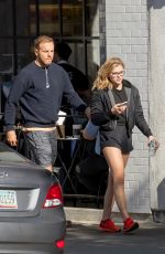 CHLOE MORETZ Out for Breakfast in Los Angeles 10/18/2016