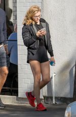 CHLOE MORETZ Out for Breakfast in Los Angeles 10/18/2016