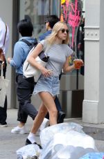 CHLOE SEVIGNY Out and About in New York 10/19/2016