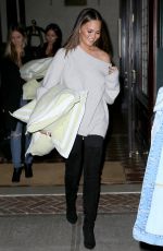 CHRISSY TEIGEN Leaves Her Hotel in New York 10/15/2016