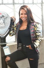 CHRISTINA MILIAN at Empire State Building in New York 10/20/2016