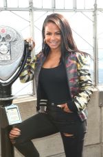 CHRISTINA MILIAN at Empire State Building in New York 10/20/2016