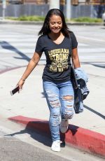 CHRISTINA MILIAN in Ripped Jeans Leaves Gracias Madre in West Hollywood 10/04/2016