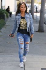CHRISTINA MILIAN in Ripped Jeans Leaves Gracias Madre in West Hollywood 10/04/2016