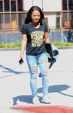 CHRISTINA MILIAN in Ripped Jeans Leaves Gracias Madre in West Hollywood 10/04/2016