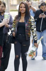CHRISTINA MILIAN Leaves Sirius Building in New York 10/19/2016