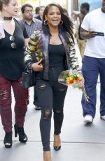 CHRISTINA MILIAN Leaves Sirius Building in New York 10/19/2016