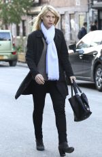 CLAIRE DANES on the Set of 