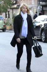 CLAIRE DANES on the Set of 