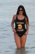 CLAUDIA ROMANI in Bikini Bottom at Miami Beach 10/09/2016