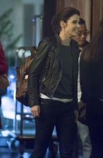 COBIE SMULDERS Arrives at Soho House in Berlin 10/21/2016