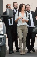 COBIE SMULDERS at Jimmy Kimmel Live in Los Angeles 10/17/2016