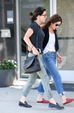 COURTENEY COX Out with a Friend in West Hollywood 10/05/2016
