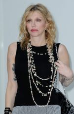 COURTNEY LOVE at Chanel Frontrow at Paris Fashion Week 10/04/2016