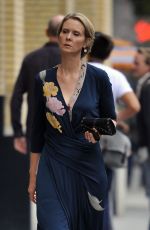 CYNTHIA NIXON on the Set of 