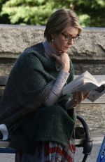 CYNTHIA NIXON on the Set of 