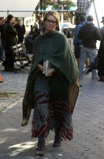 CYNTHIA NIXON on the Set of 