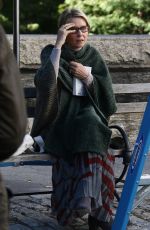 CYNTHIA NIXON on the Set of 