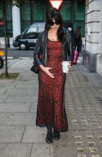 DAISY LOWE Arrives at Chris Evans Breakfast Show at BBC Radio2 in London 10/27/2016