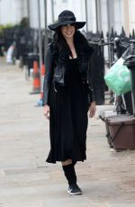 DAISY LOWE Out in London 10/24/2016