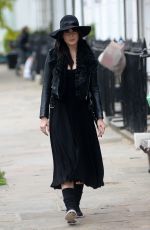 DAISY LOWE Out in London 10/24/2016