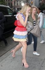 DAKOTA FANNING Arrives at Her Hotel in New York 10/20/2016