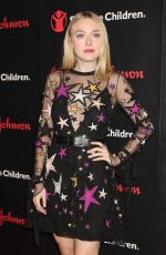 DAKOTA FANNING at 4th Annual Save the Children Illumination Gala in New York 10/25/2016